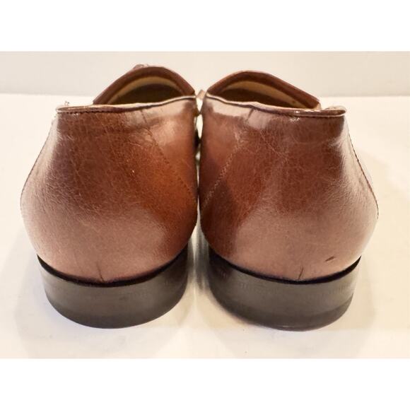 9 D Florsheim Made In Italy Kiltie Tassel Loafers 90445 Narrow Grandpa Chic main image 7